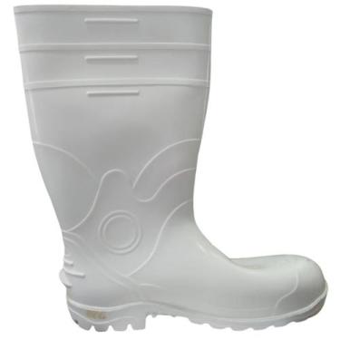 Imagem de Bota Pvc BRANCA CA 37455 Cano Longo Forrada 85BPL600 Bracol, 40, Branc