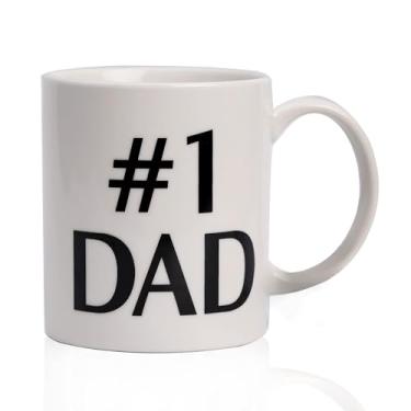 Imagem de Zenply Best Dada Mug, Dad Coffee Mug, 325 ml, Canecas de Café Divertidas Novidade, Presentes de Natal para Pai Presentes de Aniversário para Dada Marido Avô Da Filha Filho Esposa, Impresso em ambos os