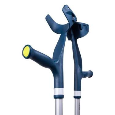 Imagem de Muleta Canadense Fixa Par Mercur, Azul Marinho