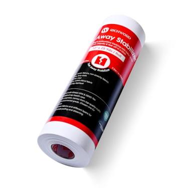 Imagem de Estabilizador de bordado selecionado da Richword, suporte de rasgo, rolo de 30,5 x 25 jardas, peso médio de 56,7 g para máquina de bordar comercial e doméstica