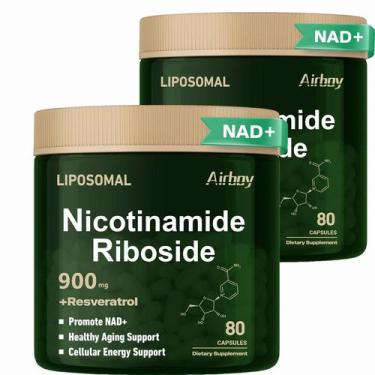 Imagem de Suplemento NAD Airboy Lipossomal Nicotinamida Riboside 900mg