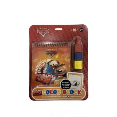 Imagem de Livro - Disney - Color Block - Carros
