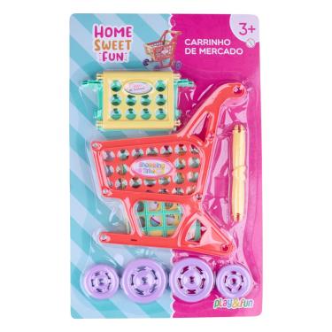 Imagem de Carrinho Mercado Home Sweet Play&Fun Carrinho Mercado Home Sweet  Play&Fun