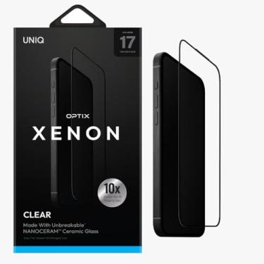 Imagem de UNIQ Protetor de tela de vidro OPTIX XENON CLEAR NANOCERAM IPHONE 17 PRO MAX (2025) 6.9