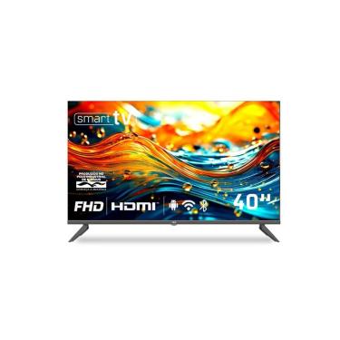 Imagem de Smart TV HQ 40&quot; Full HD tela sem bordas Android 12 design Slim HQS40NKHM