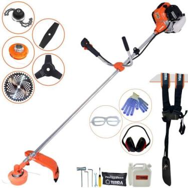 Imagem de Roçadeira Lateral Terra GR520XP À Gasolina Motor 2 Tempos 52cc 2,5HP A