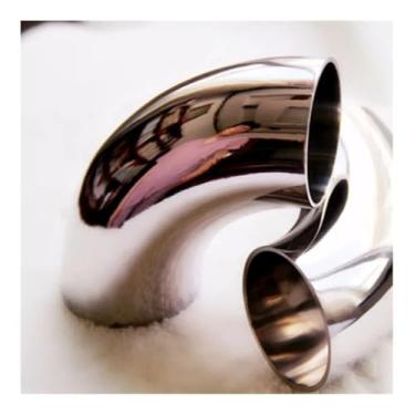 Imagem de WWECCQIJ 16 mm 0,63 polegadas diâmetro externo solda extremidade cotovelo 90 graus SUS 304 encaixe de aço inoxidável