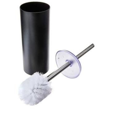 Imagem de Escova sanitaria com suporte de inox/plastico 10x37cm - ds, PRETA UBA0
