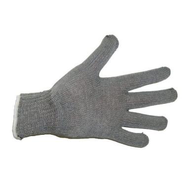 Imagem de Luva Com Fios De Aço Anti Corte Para Açougueiro 4 Fios Tam G - Seiky L