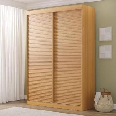 Imagem de Guarda-Roupa Samambaia 2 Portas Ripado CabeCasa MadeiraMadeira Carvalh