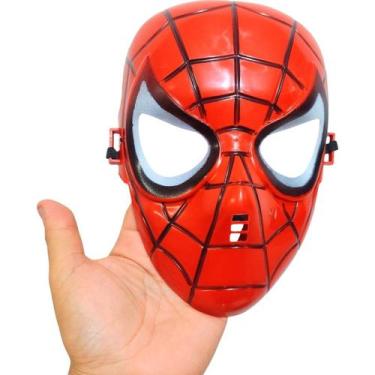 Imagem de Máscara Homem Aranha Super Herói Plástico Infantil Festa - Mamma Malu 