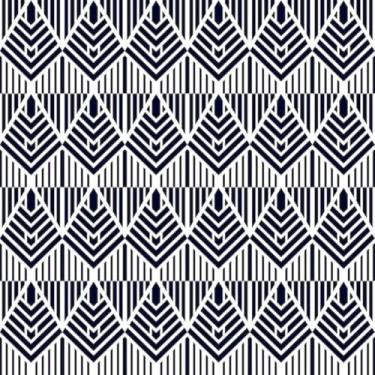 Imagem de Quadro Decorativo Geométrico Seamless Pyramid Shape Down Arrow para Sala e Escritório 30x30cm