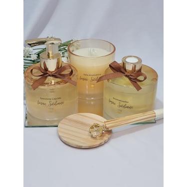 Imagem de Conjunto Lavabo Aromatizador, Sabonete Líquido e Vela Perfumada Specialle redondo (Specialle redondo)