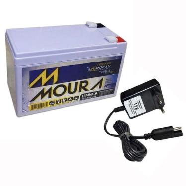 Imagem de Kit Bateria Selada VRLA 12V 9Ah Moura +Carregador 12V Padrão