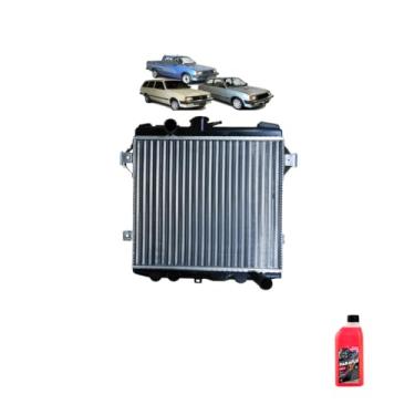 Imagem de Kit Radiador GM Chevette S/A + Aditivo Radiador Paraflu Rosa Pronto Uso 1L
