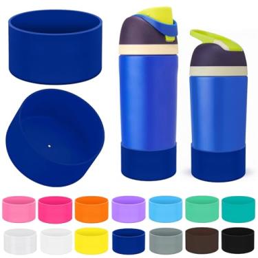 Imagem de Limotex 2 peças de botas protetoras de silicone compatíveis com Owala Kids 473 g e 396 g, acessórios para 340 g - antiderrapante, resistente a arranhões, adequado para escola, ao ar livre, fácil