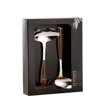 Imagem de Colher para Servir Salada Multiuso 2 peças Tabaco Bugatti