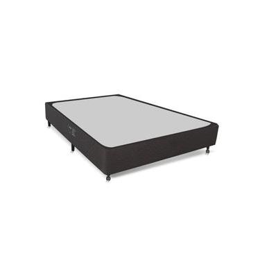 Imagem de Base Box para Colchão Casal Castor Class Hibrido 39x128x188cm - Cinza/Preto