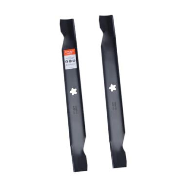 Imagem de Eaglerich Lâminas para cortador de grama 138971 de 42 polegadas, adequadas para tratores artesãos, substitui 532138971 e 138498, design estrela de 5 pontas, pacote com 2