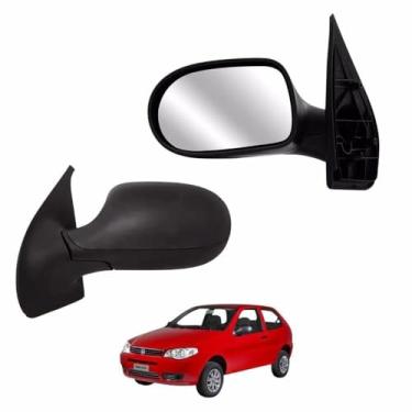 Imagem de Retrovisor Fiat Palio Fire Economy G3 2011 até 2016 Fiat Siena El 2011 até 2016 2 Portas Sem Controle Lado Esquerdo Motorista