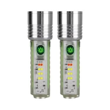 Imagem de Lanterna LED Recarregável Super Brilhante, Tocha Tática De Alta Potênc