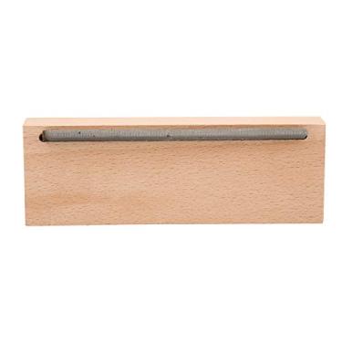 Imagem de LiebeWH Arquivo de Traste de Guitarra, Ferramenta de Reparo de Guitarra de Madeira e Metal, Design Compacto para Luthiers e Guitarristas, Ideal para Retificação e Manutenção de Trastes, 6,9 X 2,2 pol.