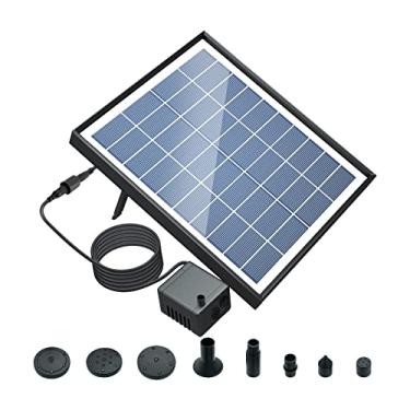 Imagem de Bomba de Fonte Solar 6 5W com Bicos DIY Água Submersível para Piscina Jardim Banhador Pássaros Tanque Peixes Aquário