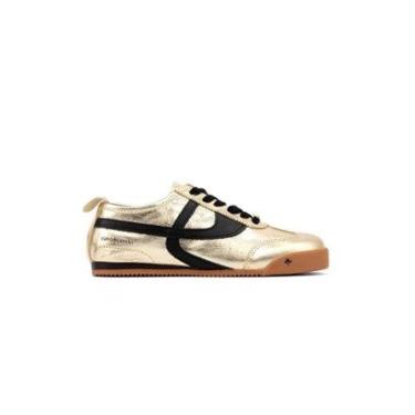 Imagem de Tênis Feminino Cravo E Canela Couro Ouro-Feminino