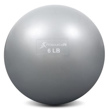 Imagem de ProsourceFit Bolas de exercício de tonificação ponderadas para Pilates, ioga, treinamento de força e fisioterapia, 900 g a 3,6 kg, codificadas por cores