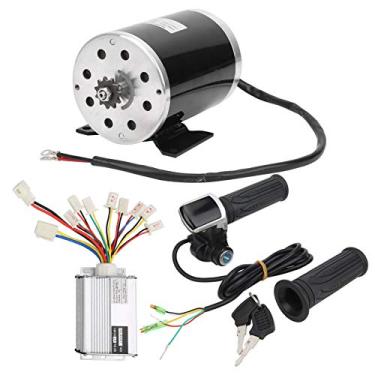 Imagem de KIMISS Kit de Conversão de Motor para Bicicleta Elétrica DIY 48V 1000W para Scooter Elétrica, Trike e E-bike - Conjunto Completo de Acessórios Com Controlador e Punho do Acelerador