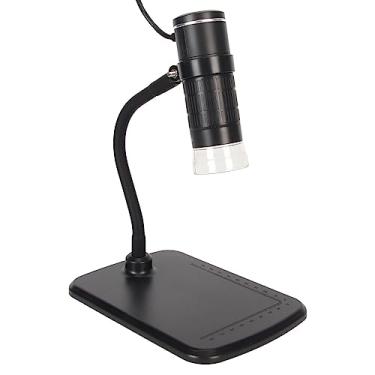 Imagem de Cryfokt Microscópio Digital USB de Alta Definição 1000X Com Suporte Flexível para, Câmera de Inspeção Portátil 3 Em 1 para Testadores de Colecionadores de Estudantes, Material ABS