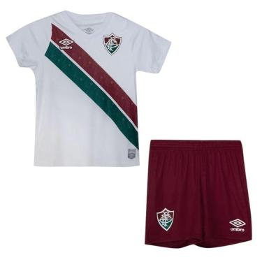 Imagem de Conjunto Umbro Fluminense II 2024/25 Infantil - Branco 1-Unissex