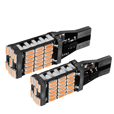 Imagem de KIMISS Luz de Freio LED de Alto Brilho e Baixo Consumo de Energia Lâmpada Traseira para Reversão de Carro (amarela)