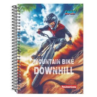 Imagem de Caderno universitário 1 matéria 80 fls Only PanAmericana, Downhill