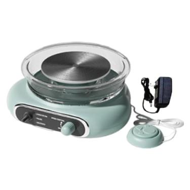 Imagem de Sclmgo Torno de Cerâmica de Mesa Portátil para Crianças, com Velocidade Ajustável, Ideal para Projetos Artísticos E Faça Você Mesmo. Perfeito para Crianças E, Verde