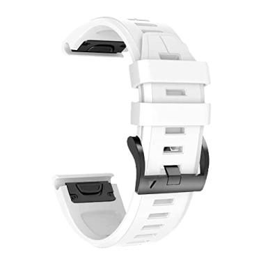 Imagem de EZZON Pulseira de relógio de silicone de 22 de 26 mm para Garmin Fenix 6X 5X 3 D2 Tactix Bravo Descent MK1 MK2, acessório para pulseira PÊÊmесок(R,26 mm Fenix 6X 6XPro)