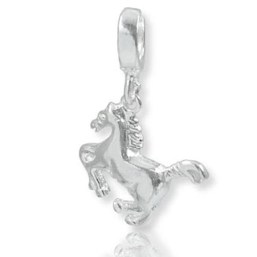 Imagem de Berloque Charms Pingente Cavalo Prata Legitima Delicado - La&Ny Pratas