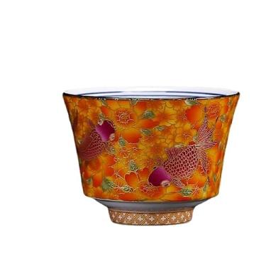 Imagem de Xícara master de xícara de chá esmaltada, disponível em oito cores, com capacidade de 122 g-E