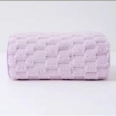 Imagem de Toalha De Banho Grande Cm Alta Absorção Viagem Natação Academia Praia Seca Rápidolin333 (Lilas)