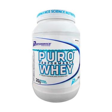 Imagem de Puro whey performance 900g - natural - PERFORMANCE NUTRITION