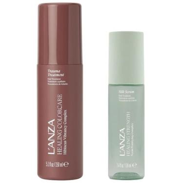 Imagem de Kit Lanza Healing ColorCare Trauma E Strength Neem Plant Silk Sérum Le