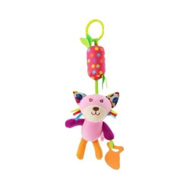 Imagem de Brinquedo De Pelúcia Para Bebê Recém-Nascido Com Squeaker E Chocalhos,