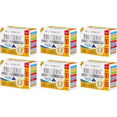 Imagem de Kit 06 Polivitamínico Ômega 3 Fort Gerin 90 Cps - La San Day