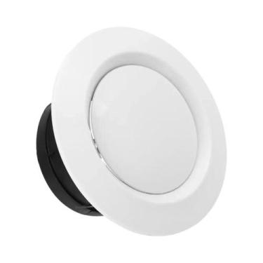 Imagem de Grelha De Ventilação Redonda De 100-150mm Para Dutos, Válvula De Extra