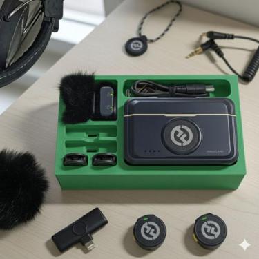 Imagem de Case Organizador Anti Impacto 3d Microfone Lark M2 Hollyland - Next 3d