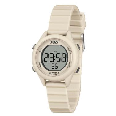 Imagem de Relógio X-Watch Feminino Ref: Xfppd103 Bxix Esportivo Digital Nude