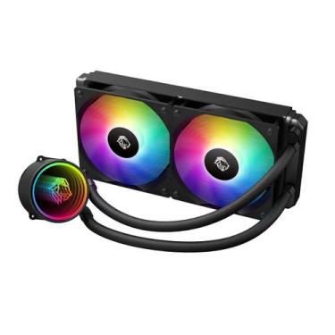 Imagem de Water Cooler Gamer RGB Rainbow 240MM FC1315 Preto AMD INTEL - Hayom