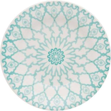 Imagem de Kit 4 Pratos Rasos Donna Mandala Oxford Cerâmica 24cm