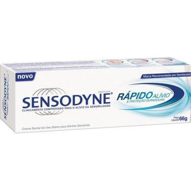Imagem de CREME DENTAL SENSODYNE RAPIDO ALIVIO 50G - Alívio Rápido para Sensibil