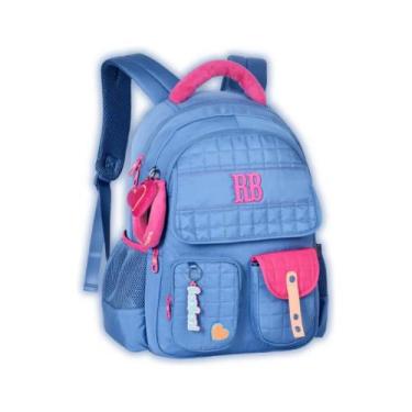 Imagem de Mochila de Costas Rebeca Bombom 17,5" RB262239 Cor:Azul - Clio, Azul